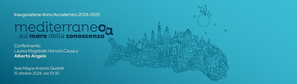 L'Universit&agrave; Mediterranea ha inaugurato l�Anno Accademico 2024/25 con il conferimento della Laurea HC ad Alberto Angela - �Le immatricolazioni alla Mediterranea stanno crescendo. Nell�anno in corso l�aumento supera il 5%. &Egrave; un dato che pu&ograve; ancora migliorare, considerato che le iscrizioni sono ancora aperte.�